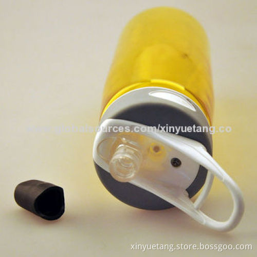 2014 Hot Selling Shenzhen Factory BPA-free Clear Tritan Bottle with Straw, Sized 75 x 210mm